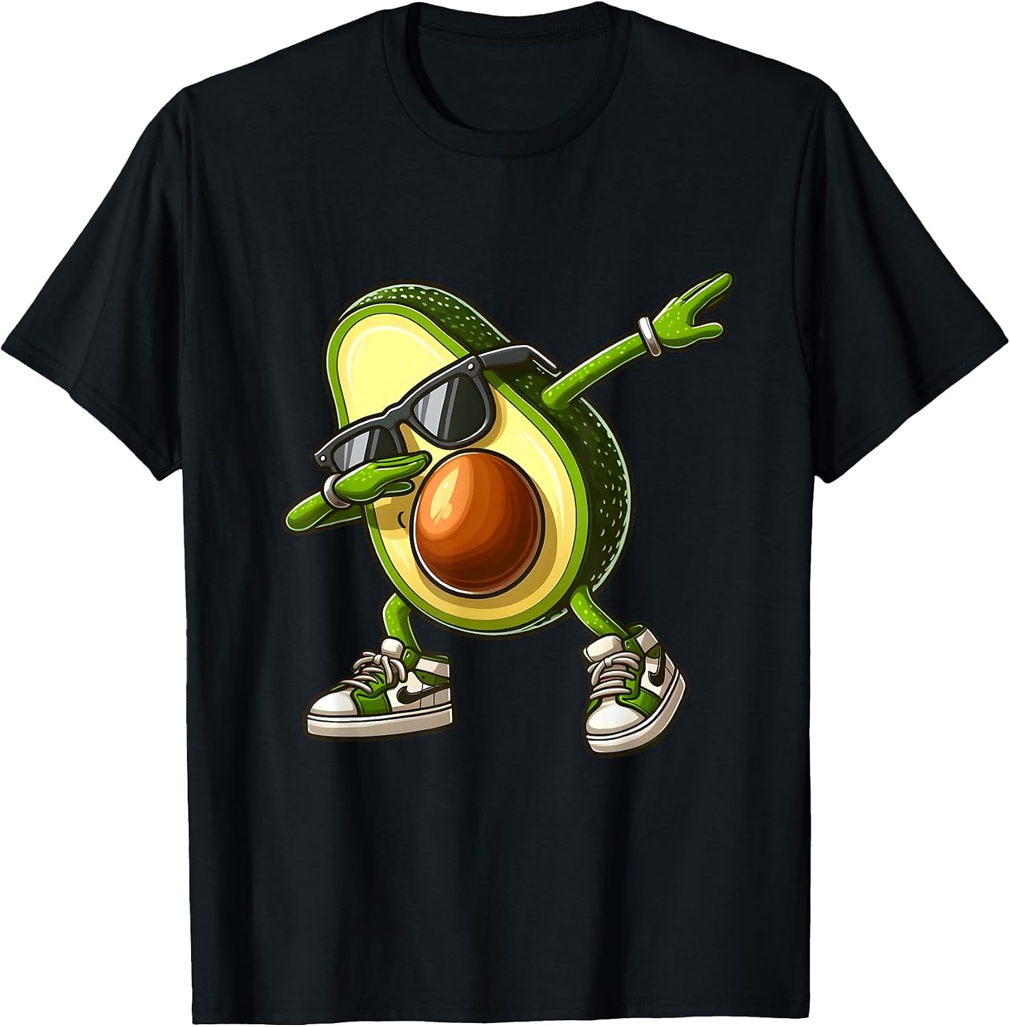 Funny Dabbing Avocado - Adult & Kids T-Shirts, Sweatshirts & Hoodies apparel design preview 1