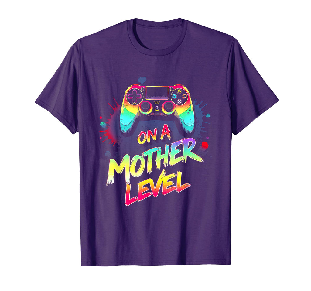 Mother Level Up Mothers Day Gamer Mom T-Shirt - Trendy Graphic Men Women - T-Shirt, Sweatshirt, Hoodie