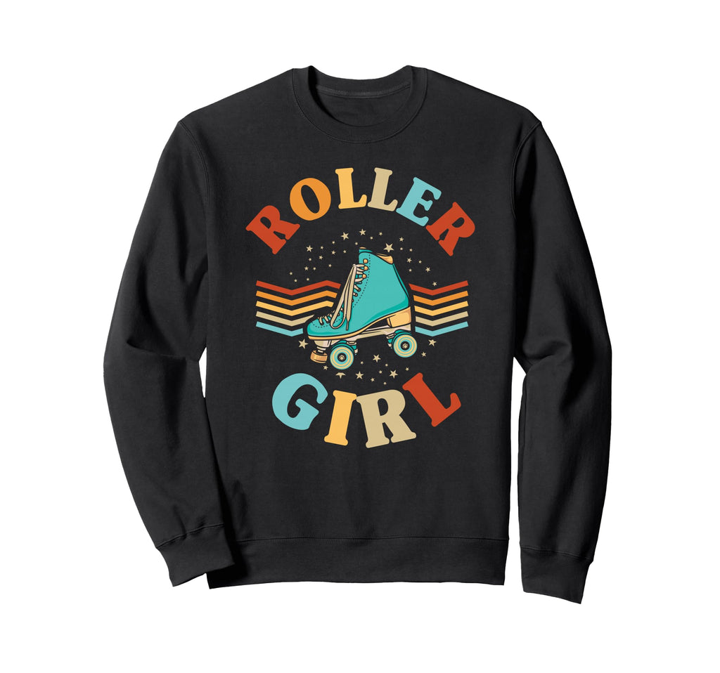 Roller Skater Skating Skates Sweatshirt - Trendy Graphic Unisex - T-Shirt, Sweatshirt, Hoodie