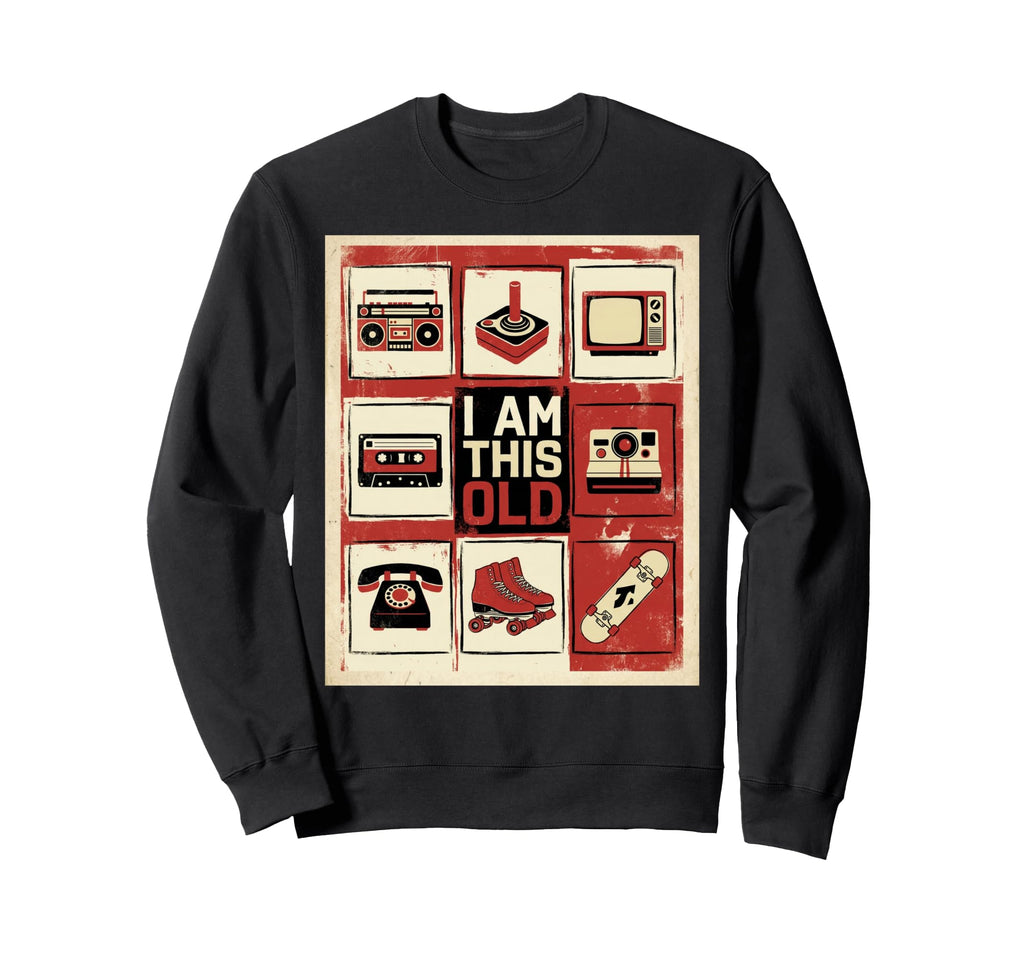 Japanese Art 1980S Nostalgia Sweatshirt - Casual Everyday Wear Men Women - T-Shirt, Sweatshirt, Hoodie