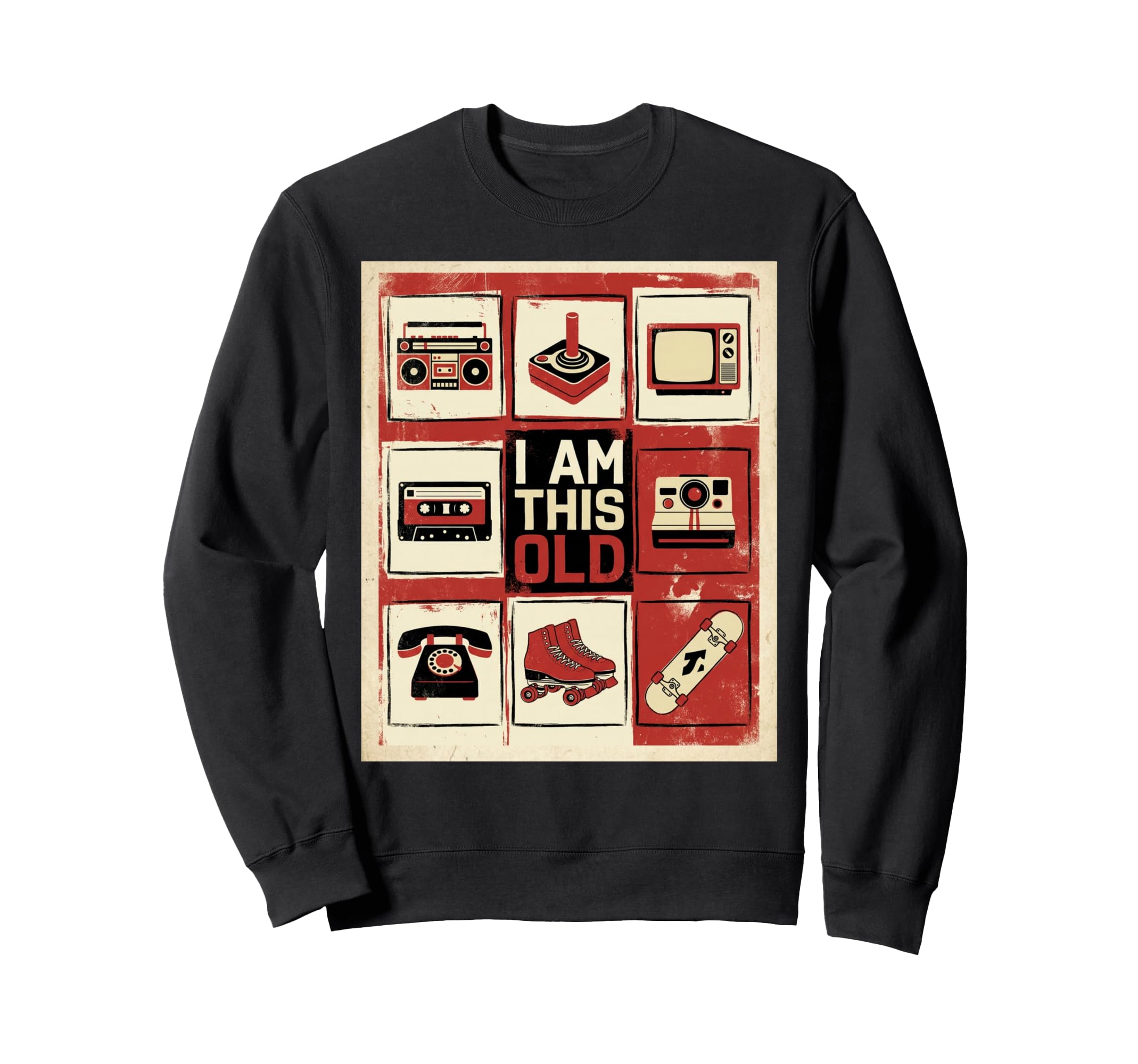 Japanese Art 1980S Nostalgia Sweatshirt - Casual Everyday Wear Men Women - T-Shirt, Sweatshirt, Hoodie