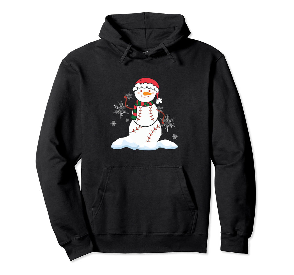 Baseball Pitcher Catcher Holiday Santa Hoodie - Trendy Graphic Men Women - T-Shirt, Sweatshirt, Hoodie