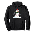 Baseball Pitcher Catcher Holiday Santa Hoodie - Trendy Graphic Men Women - T-Shirt, Sweatshirt, Hoodie