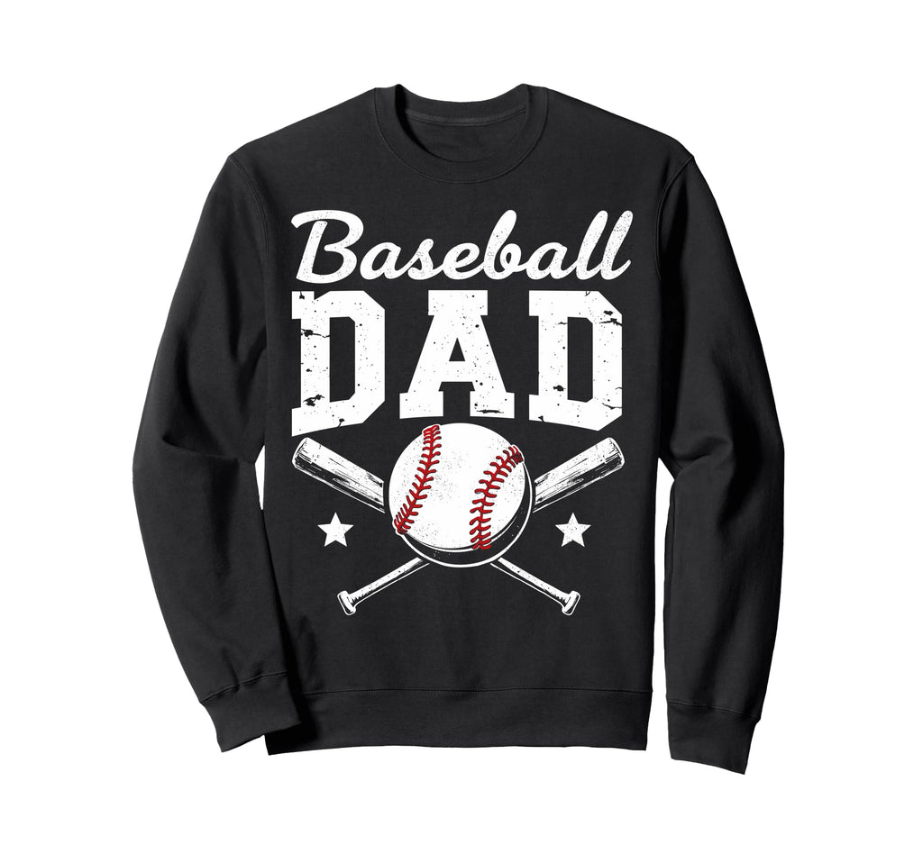 Fathers Baseball Dad Sport Lovers Sweatshirt - Aesthetic Graphic Men Women - T-Shirt, Sweatshirt, Hoodie