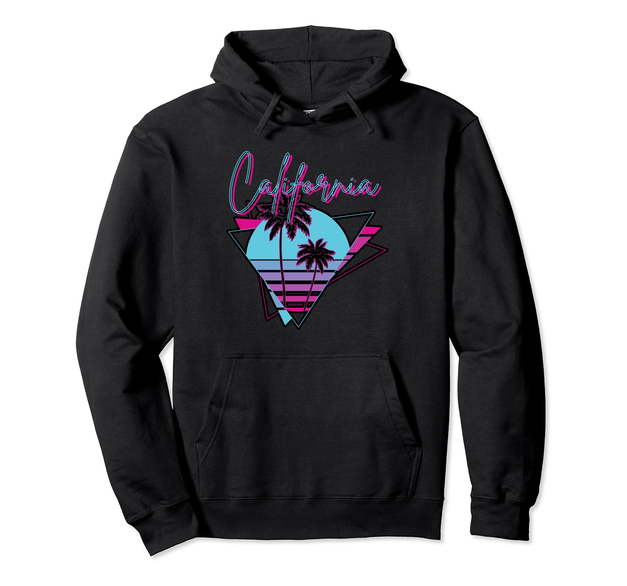 Embrace 80S Vibes Our Neon California Hoodie - Trendy Graphic Unisex - T-Shirt, Sweatshirt, Hoodie
