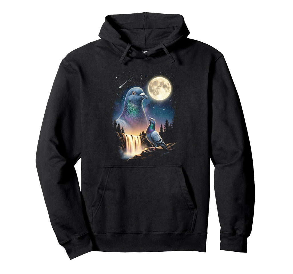 Pigeon Howling To Moon Meme Funny 90S Hoodie - Streetwear Style for Adults - T-Shirt, Sweatshirt, Hoodie