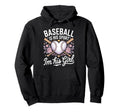 Baseball Is His Sport Im His Baseball Hoodie - Minimalist Print for Adults - T-Shirt, Sweatshirt, Hoodie