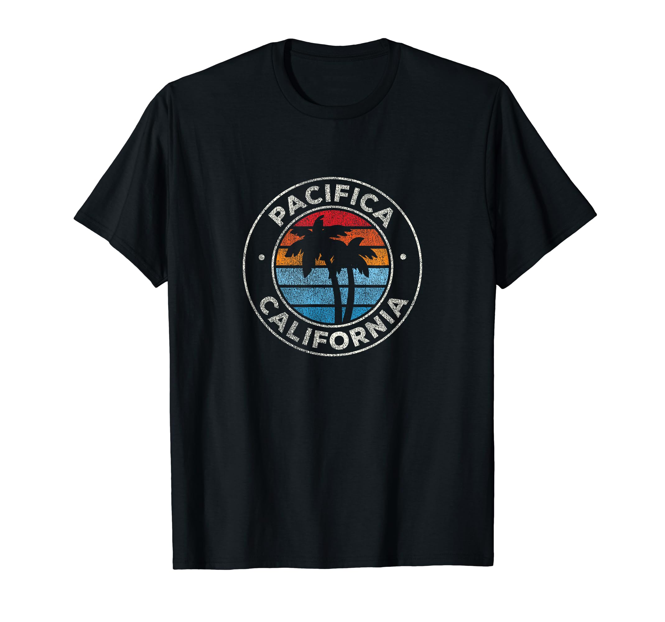 Pacifica California Ca 70S T-Shirt - Aesthetic Graphic Unisex - T-Shirt, Sweatshirt, Hoodie