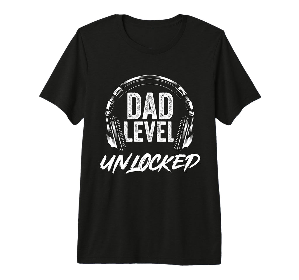 Mens Video Game Dad Level Unlocked T-Shirt - Novelty Apparel Men Women - T-Shirt, Sweatshirt, Hoodie