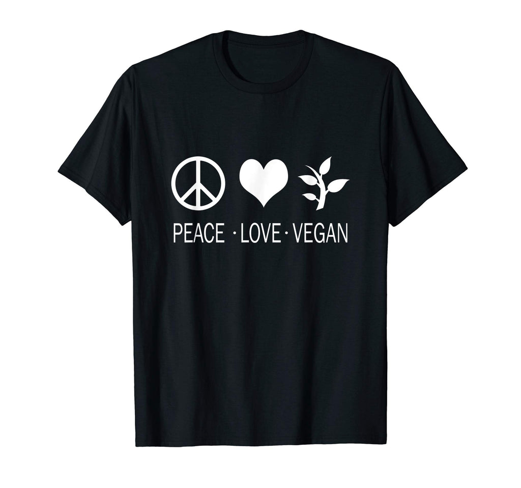 Peace Love Vegan T-Shirt - Streetwear Style Unisex - T-Shirt, Sweatshirt, Hoodie