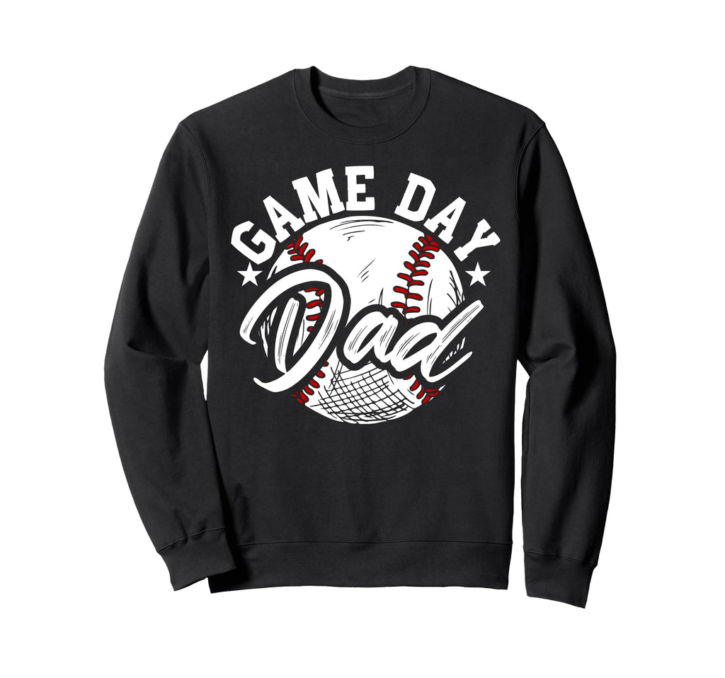 Best Baseball Art Dad Baseball Sweatshirt - Custom Art Print for Adults - T-Shirt, Sweatshirt, Hoodie