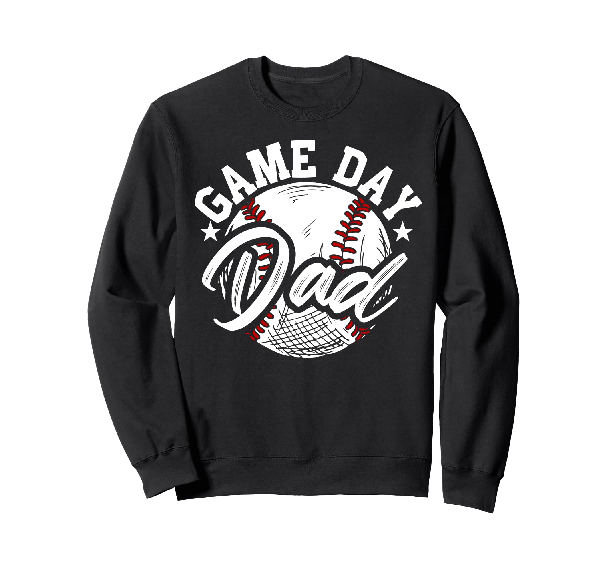 Best Baseball Art Dad Baseball Sweatshirt - Custom Art Print for Adults - T-Shirt, Sweatshirt, Hoodie