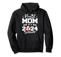 Proud Mom 2024 Senior Funny Baseball Mom Hoodie - Unique Graphic Men Women - T-Shirt, Sweatshirt, Hoodie