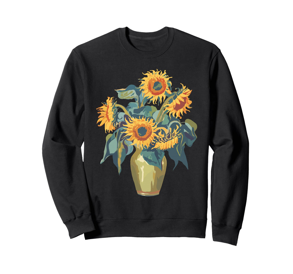 Boho Flower Block Sweatshirt - Novelty Apparel Unisex - T-Shirt, Sweatshirt, Hoodie