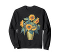 Boho Flower Block Sweatshirt - Novelty Apparel Unisex - T-Shirt, Sweatshirt, Hoodie