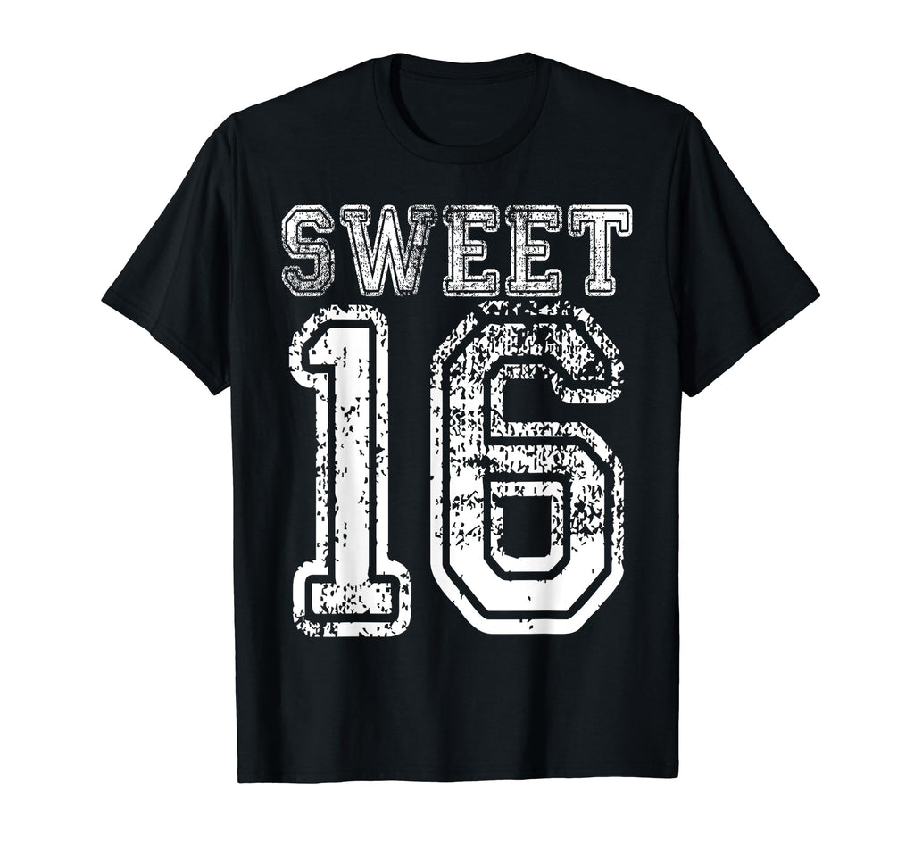 16Th Birthday Gift Sweet Sixteen 16 T-Shirt - Aesthetic Graphic Unisex - T-Shirt, Sweatshirt, Hoodie