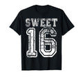 16Th Birthday Gift Sweet Sixteen 16 T-Shirt - Aesthetic Graphic Unisex - T-Shirt, Sweatshirt, Hoodie