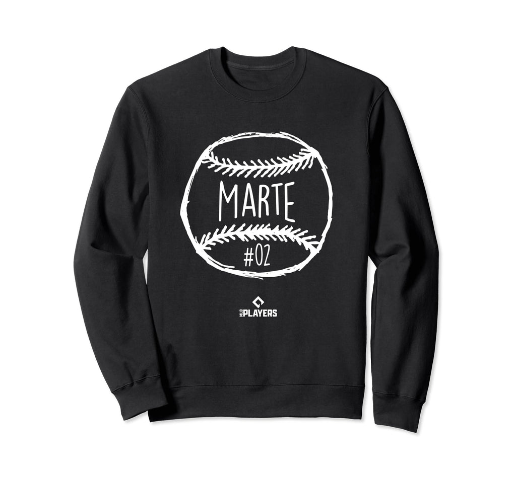 Starling Marte Baseball Oakland Sweatshirt - Fun Novelty Design for Adults - T-Shirt, Sweatshirt, Hoodie