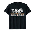 T Ball Brother Leopard Ball Black Baseball T-Shirt - Trendy Graphic Unisex - T-Shirt, Sweatshirt, Hoodie