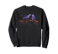 Horse 90S Funny Horses Lover 80S Sweatshirt - Minimalist Print for Adults - T-Shirt, Sweatshirt, Hoodie