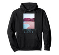Retrowave Love Japanese Art Aesthetic Hoodie - Custom Art Print for Adults - T-Shirt, Sweatshirt, Hoodie