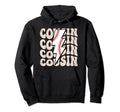 Lightning Groovy Proud Baseball Cousin Hoodie - Graphic Print Men Women - T-Shirt, Sweatshirt, Hoodie