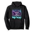 Hip Hop Cassette Recorder Rapper Music Hoodie - Minimalist Print Men Women - T-Shirt, Sweatshirt, Hoodie