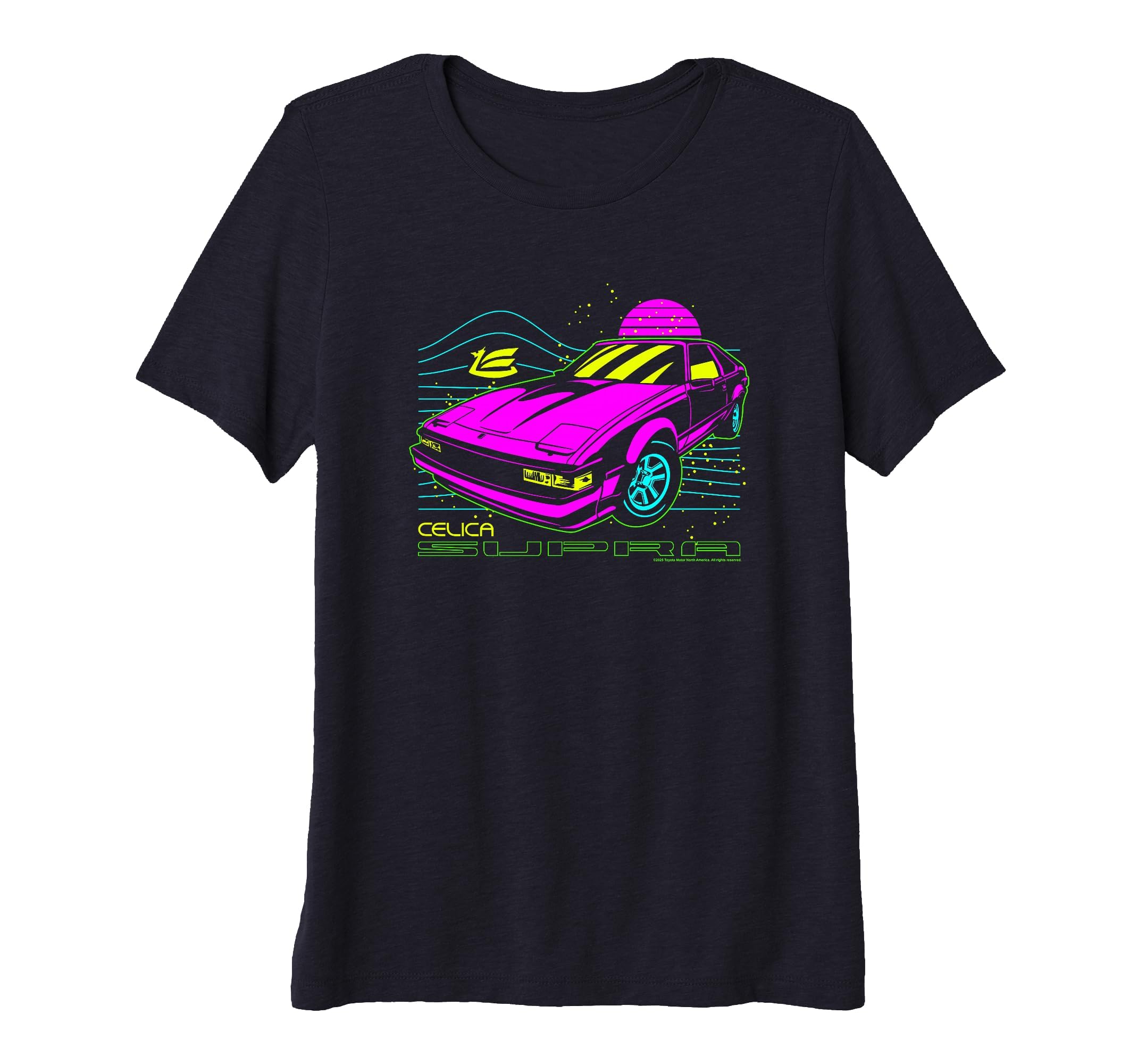 Toyota Iconic Celica Supra Neon 80S T-Shirt - Novelty Apparel Men Women - T-Shirt, Sweatshirt, Hoodie