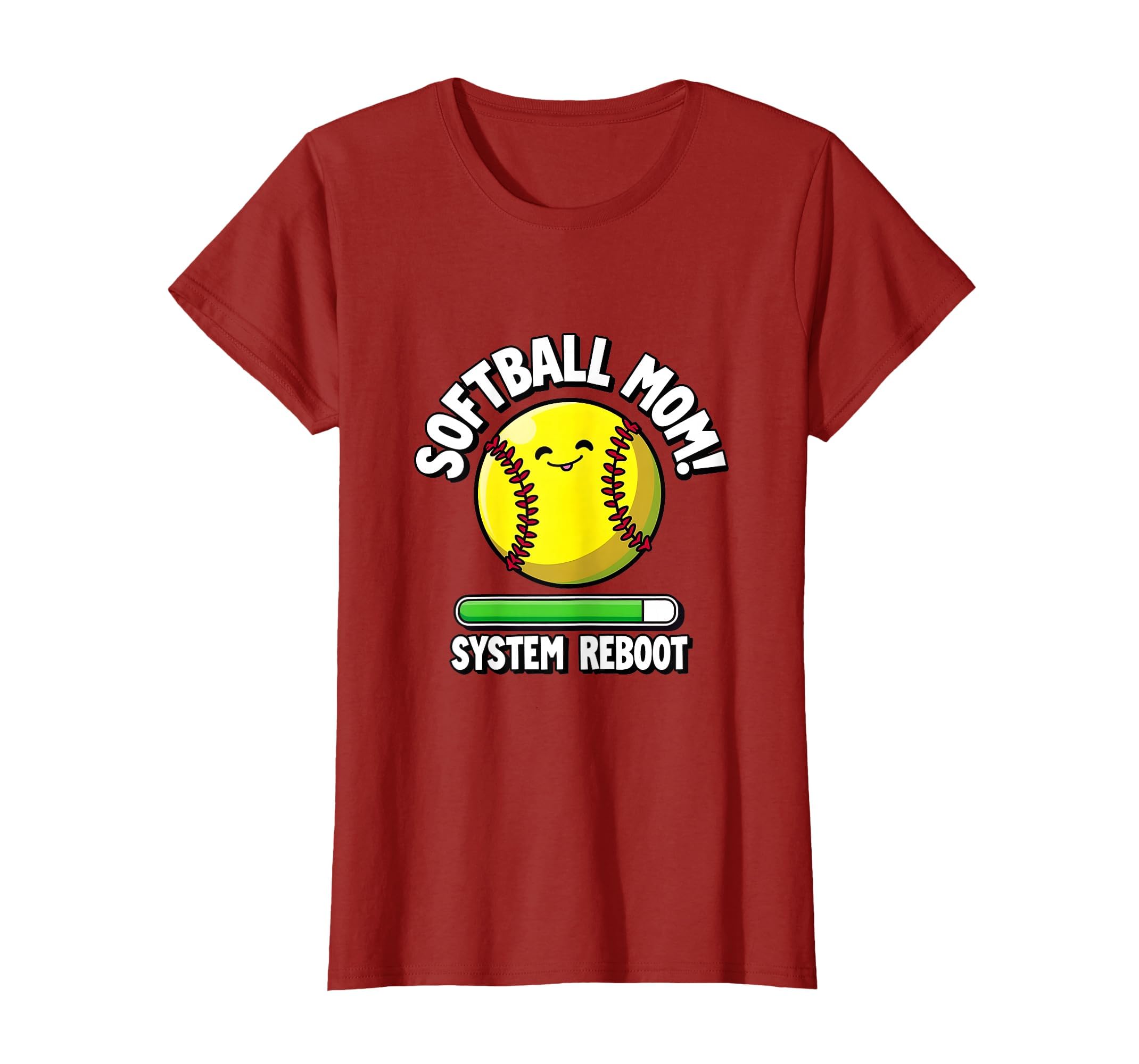 Softball Mom System Reboot Baseball Parent T-Shirt - Trendy Graphic Unisex - T-Shirt, Sweatshirt, Hoodie