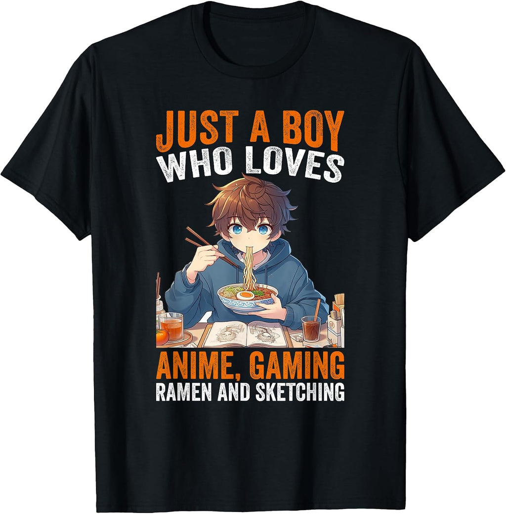 Gaming Manga Anime Lover Kawaii Otaku Boys Kids - Adult & Kids T-Shirts, Sweatshirts & Hoodies apparel design preview 1