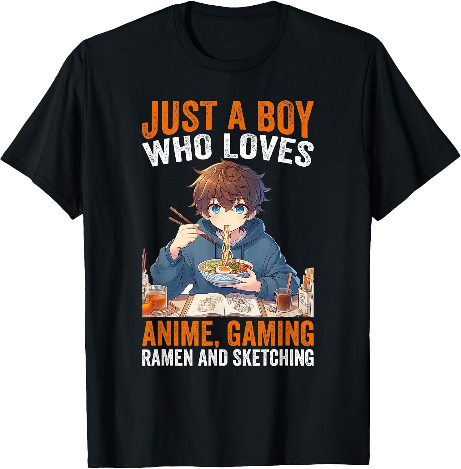 Gaming Manga Anime Lover Kawaii Otaku Boys Kids - Adult & Kids T-Shirts, Sweatshirts & Hoodies apparel design preview 1