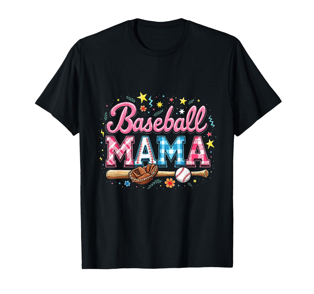 Baseball Mama Supporting Mommy T-Shirt - Aesthetic Graphic Men Women - T-Shirt, Sweatshirt, Hoodie