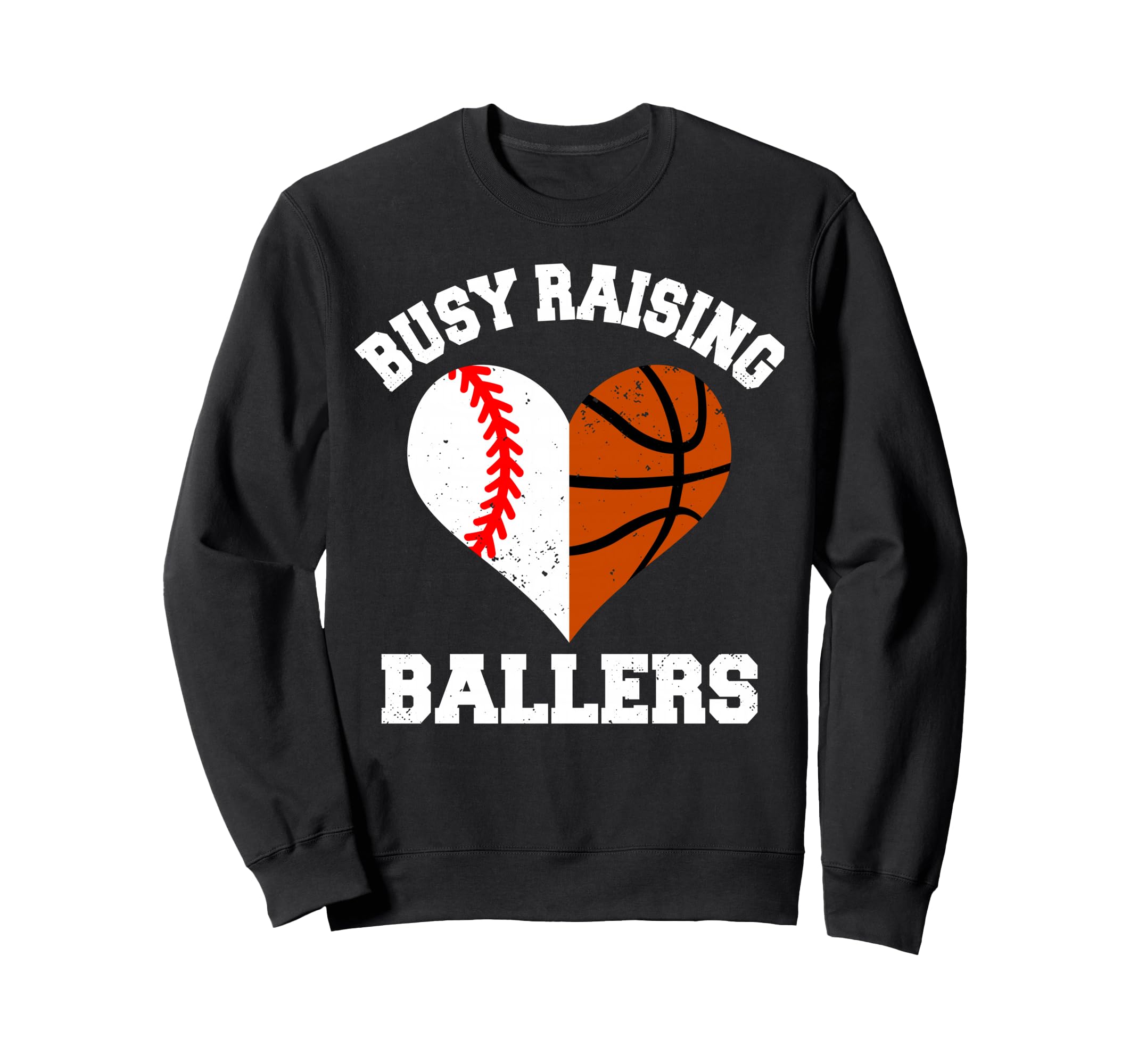 Busy Raising Ballers Baseball Sweatshirt - Fun Novelty Design Unisex - T-Shirt, Sweatshirt, Hoodie