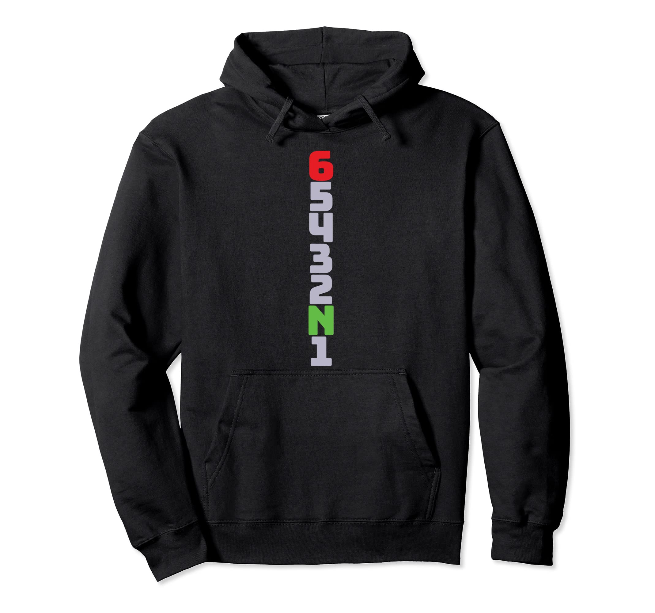 1N23456 Motorcycle Biker Gear Shift Hoodie - Aesthetic Graphic Unisex - T-Shirt, Sweatshirt, Hoodie