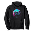 Synthwave Aesthetic Sloth Vaporwave Sloth Hoodie - Streetwear Style Unisex - T-Shirt, Sweatshirt, Hoodie