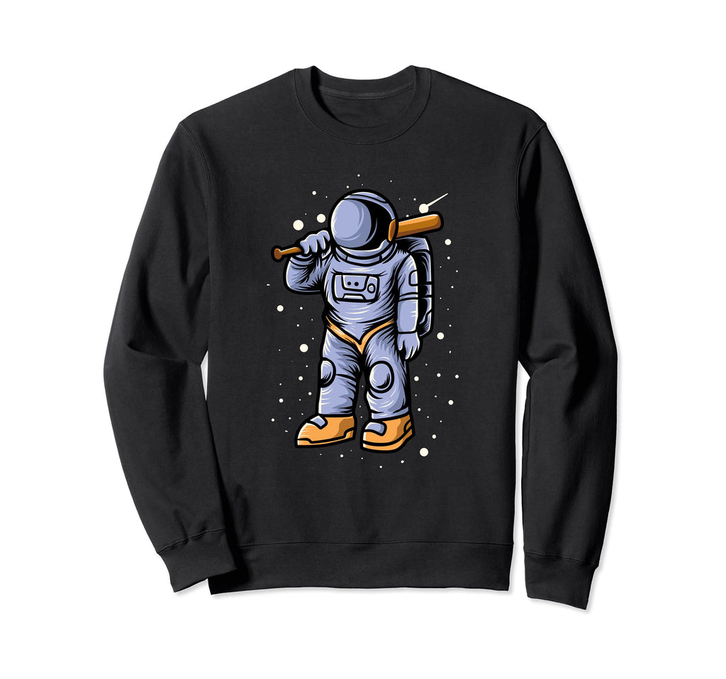 Astronaut Spaceman Baseball Sweatshirt - Novelty Apparel Unisex - T-Shirt, Sweatshirt, Hoodie