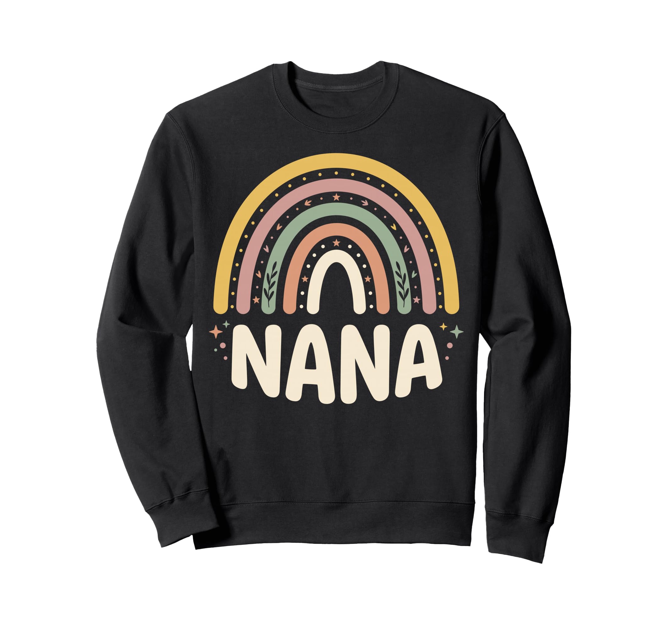 Boho Rainbow Nana Pastel Grandmother Sweatshirt - Streetwear Style Unisex - T-Shirt, Sweatshirt, Hoodie