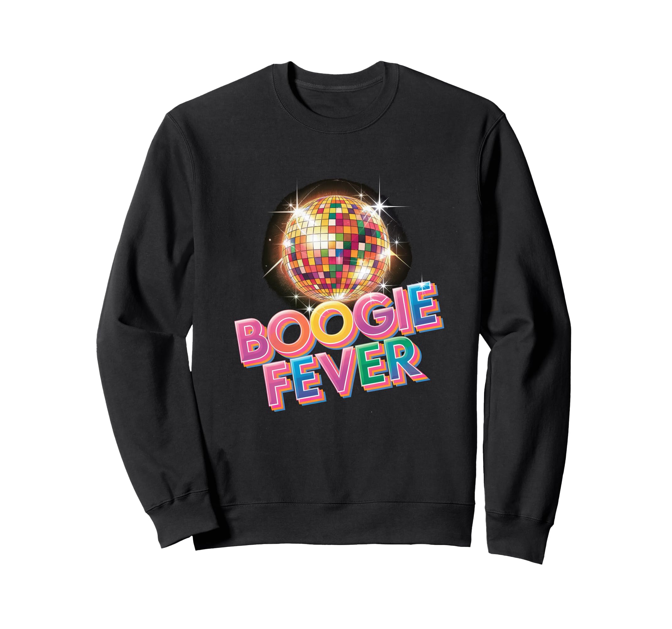 Disco Ball Boogie Fever Discoball Sweatshirt - Novelty Apparel Men Women - T-Shirt, Sweatshirt, Hoodie