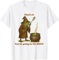 Funny Frog Wizard Soup Meme Men Women - Adult & Kids T-Shirts, Sweatshirts & Hoodies apparel design preview 1