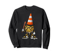 Baseball Drip Ice Cream Hoist Sweatshirt - Custom Art Print Men Women - T-Shirt, Sweatshirt, Hoodie