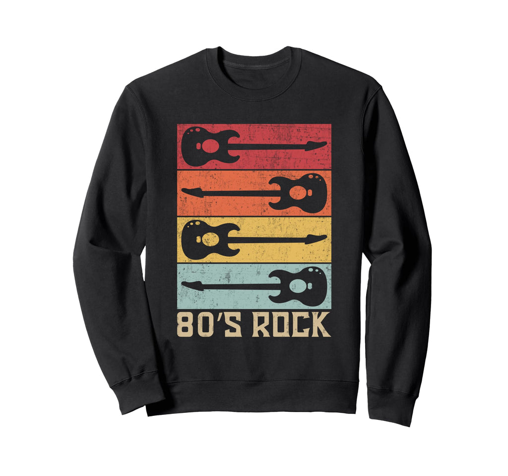 80S Rock Band Guitar Cassette Sweatshirt - Casual Everyday Wear Men Women - T-Shirt, Sweatshirt, Hoodie