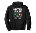 Staten Island New York Nyc Boombox Hoodie - Casual Everyday Wear Men Women - T-Shirt, Sweatshirt, Hoodie