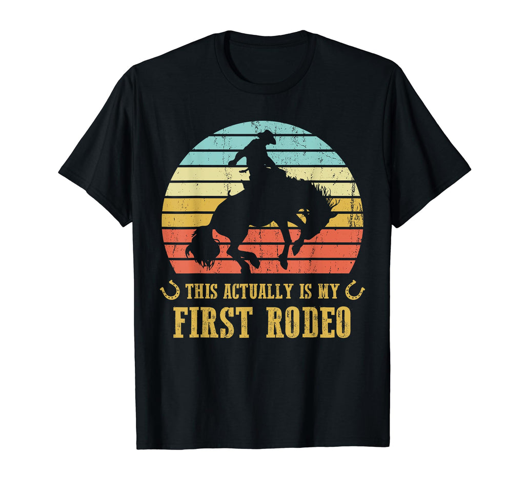 This Actually Is My First Rodeo T-Shirt - Minimalist Print for Adults - T-Shirt, Sweatshirt, Hoodie