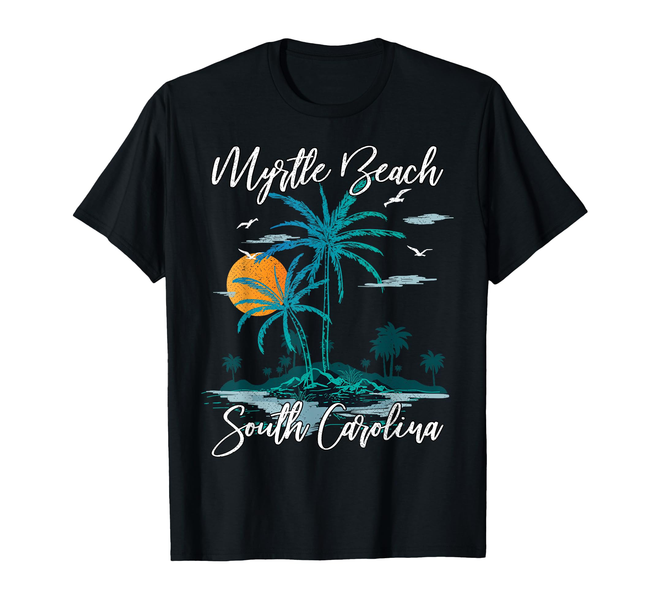 Family Vacation Sunset South Carolina T-Shirt - Unique Graphic for Adults - T-Shirt, Sweatshirt, Hoodie