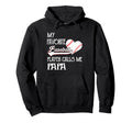 Heart Love Favorite Baseball Player Hoodie - Novelty Apparel Men Women - T-Shirt, Sweatshirt, Hoodie