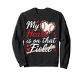 My Heart Is That Field Baseball Mom Sweatshirt - Fun Novelty Design Unisex - T-Shirt, Sweatshirt, Hoodie
