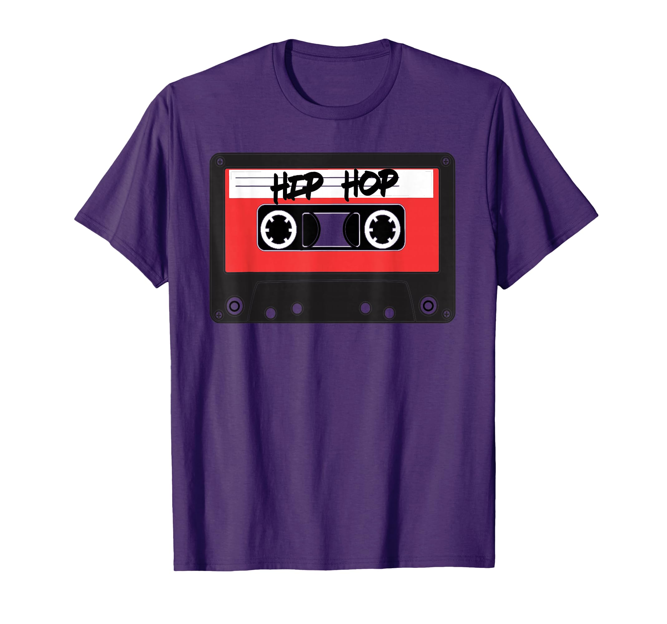 Hip Hop Red Cassette Tape T-Shirt - Graphic Print for Adults - T-Shirt, Sweatshirt, Hoodie