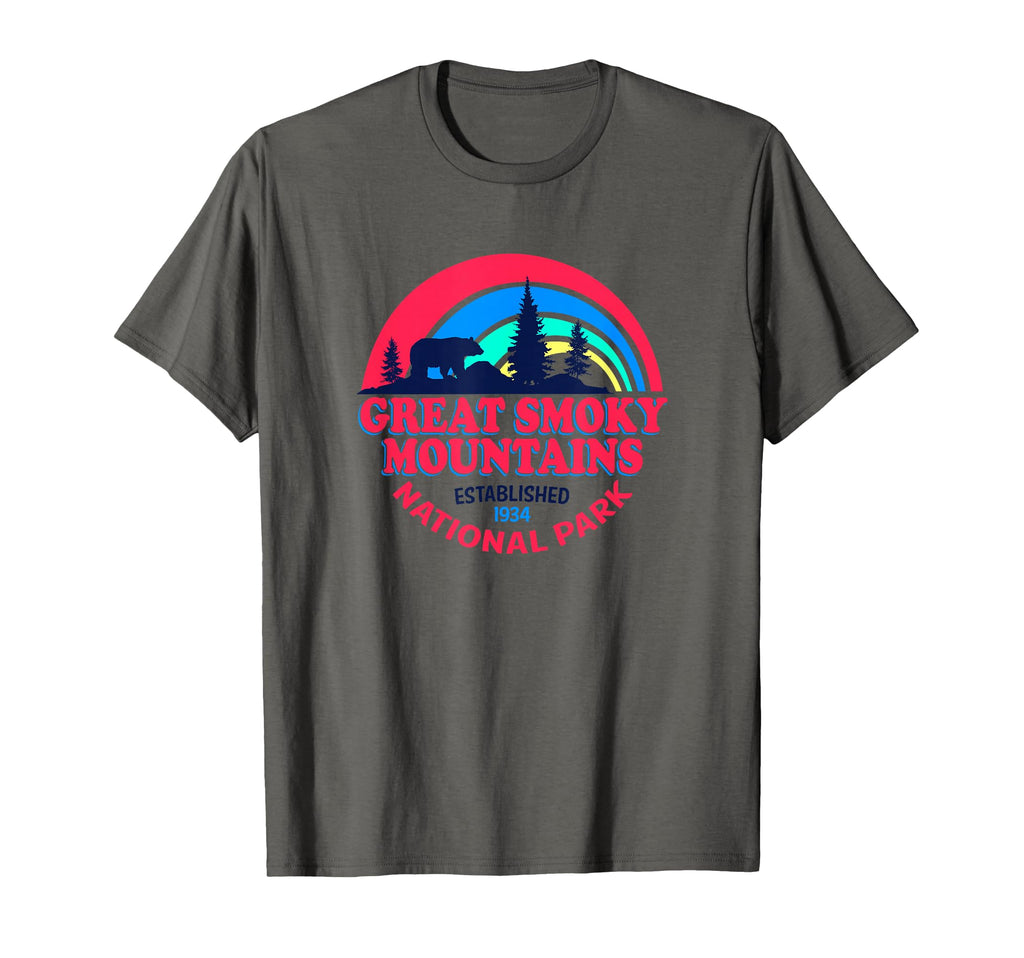 Great Smoky Mountains National Park Bear T-Shirt - Graphic Print Men Women - T-Shirt, Sweatshirt, Hoodie