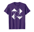 Geometric 8 Triangle Shapes Abstract T-Shirt - Streetwear Style Men Women - T-Shirt, Sweatshirt, Hoodie