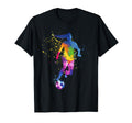 Colorful Funny Soccer Player Fan Dad T-Shirt - Trendy Graphic Men Women - T-Shirt, Sweatshirt, Hoodie